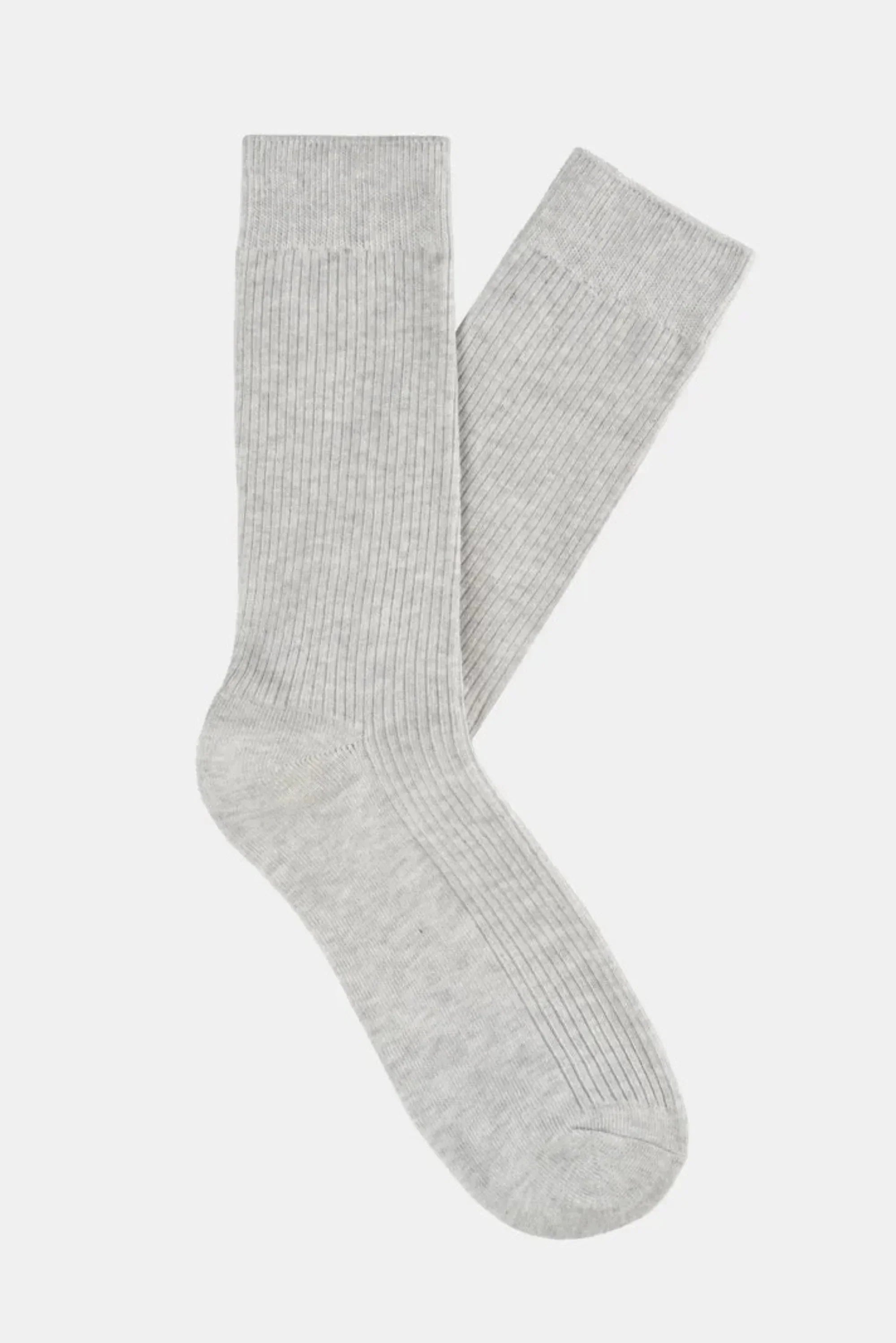 NOAH RIBBED MID SOCKS