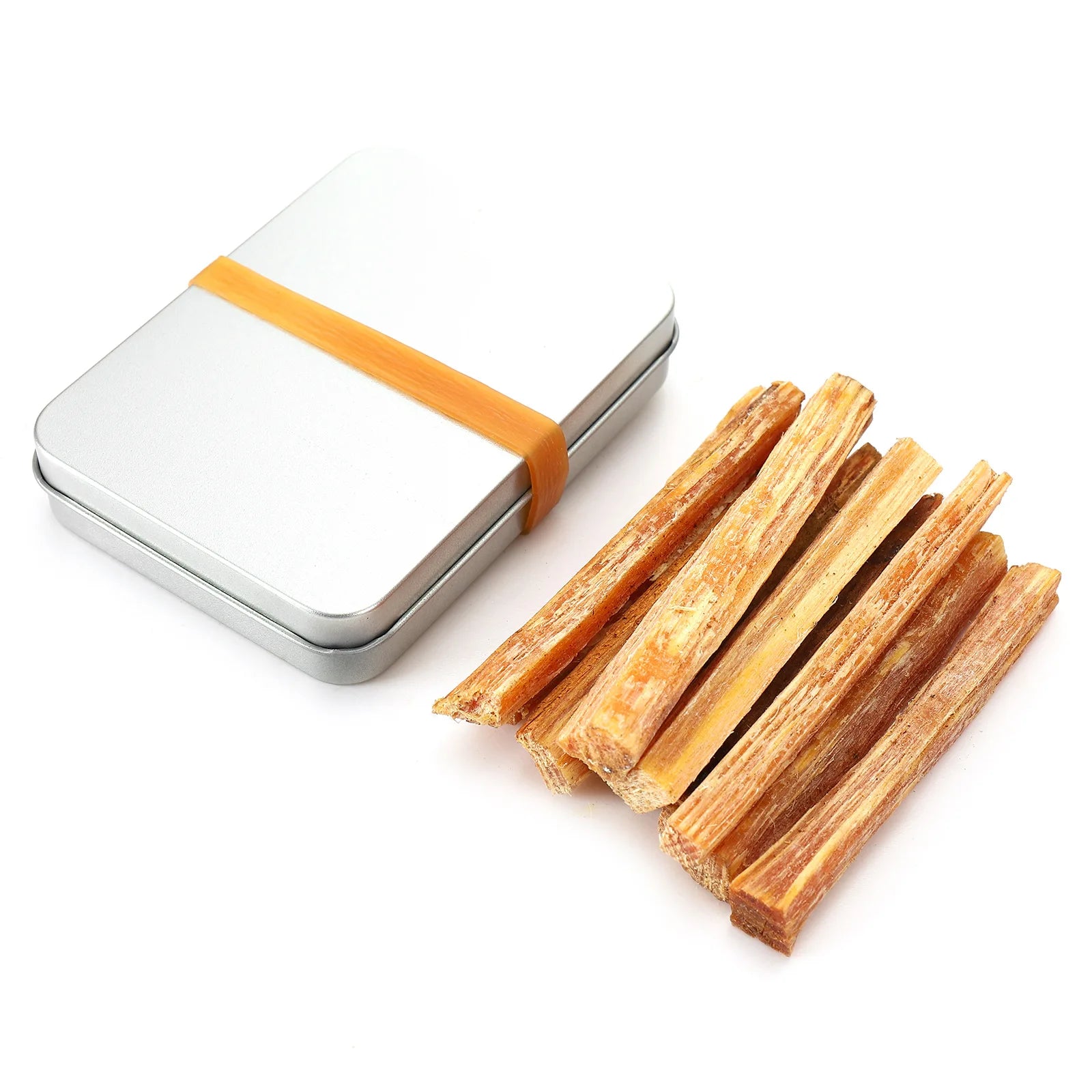 Fatwood Sticks Kit with Box Hand Cut For DIY Crafts Gifts Wrapping Decor Survival Kit
