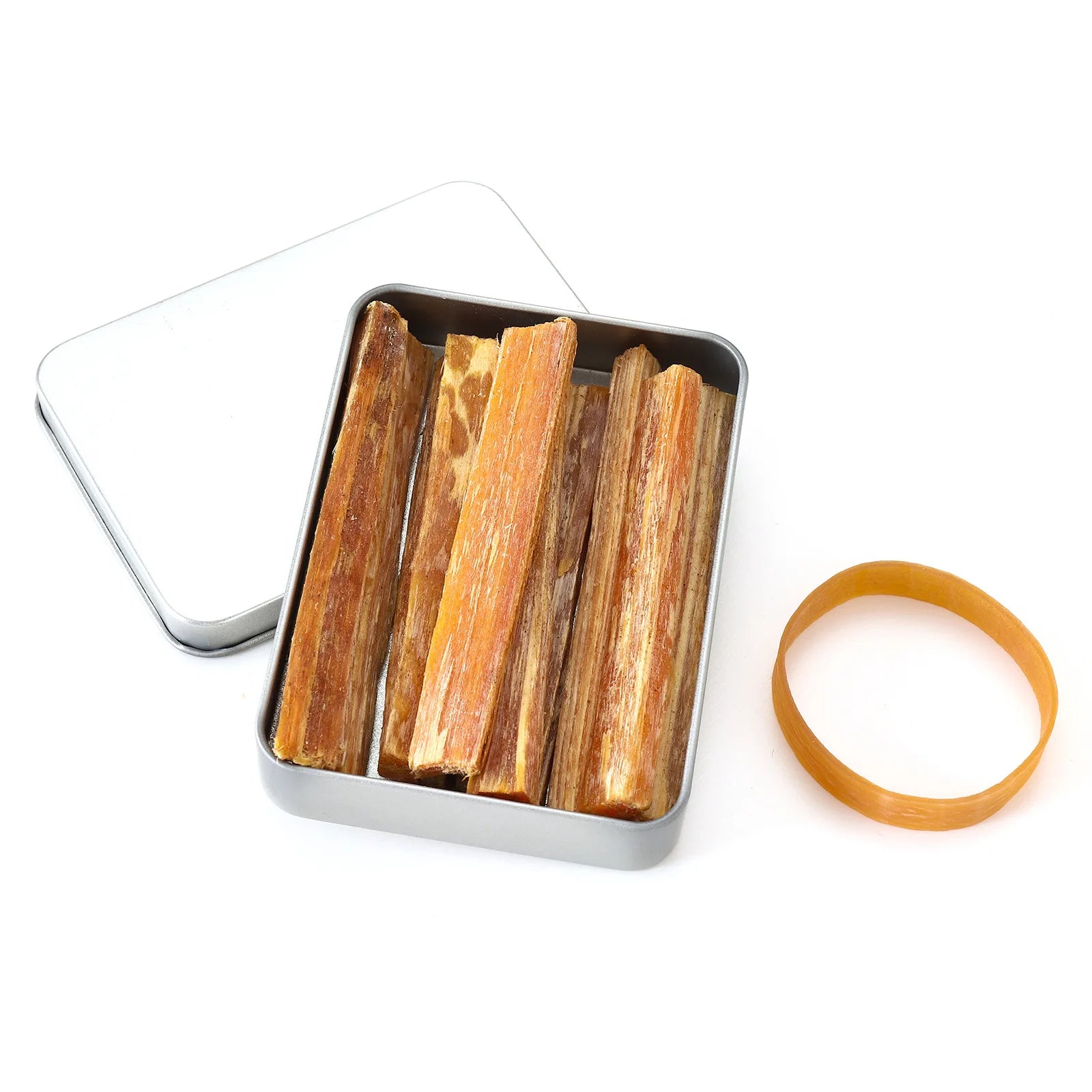 Fatwood Sticks Kit with Box Hand Cut For DIY Crafts Gifts Wrapping Decor Survival Kit
