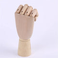 Wooden Hand Model Hand Figurines Rotatable Joint Drawing Sketch Mannequin Miniatures Office Home Desktop Room Decoration