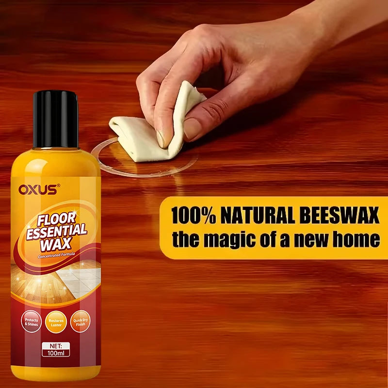 Wood Wax Oil Furniture Coloring Special Polishing Wax Natural Beeswax Floor Wax Brightening Polishing Solid Wax Wood Care Wax