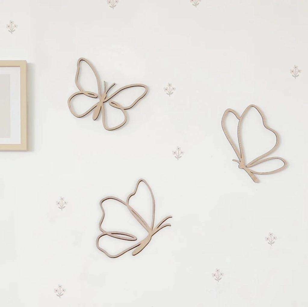 wooden butterflies sign, Wooden Wall decor ,butterflies wood decor, Nursery Baby Room, Kids Wall Art, nursery decor