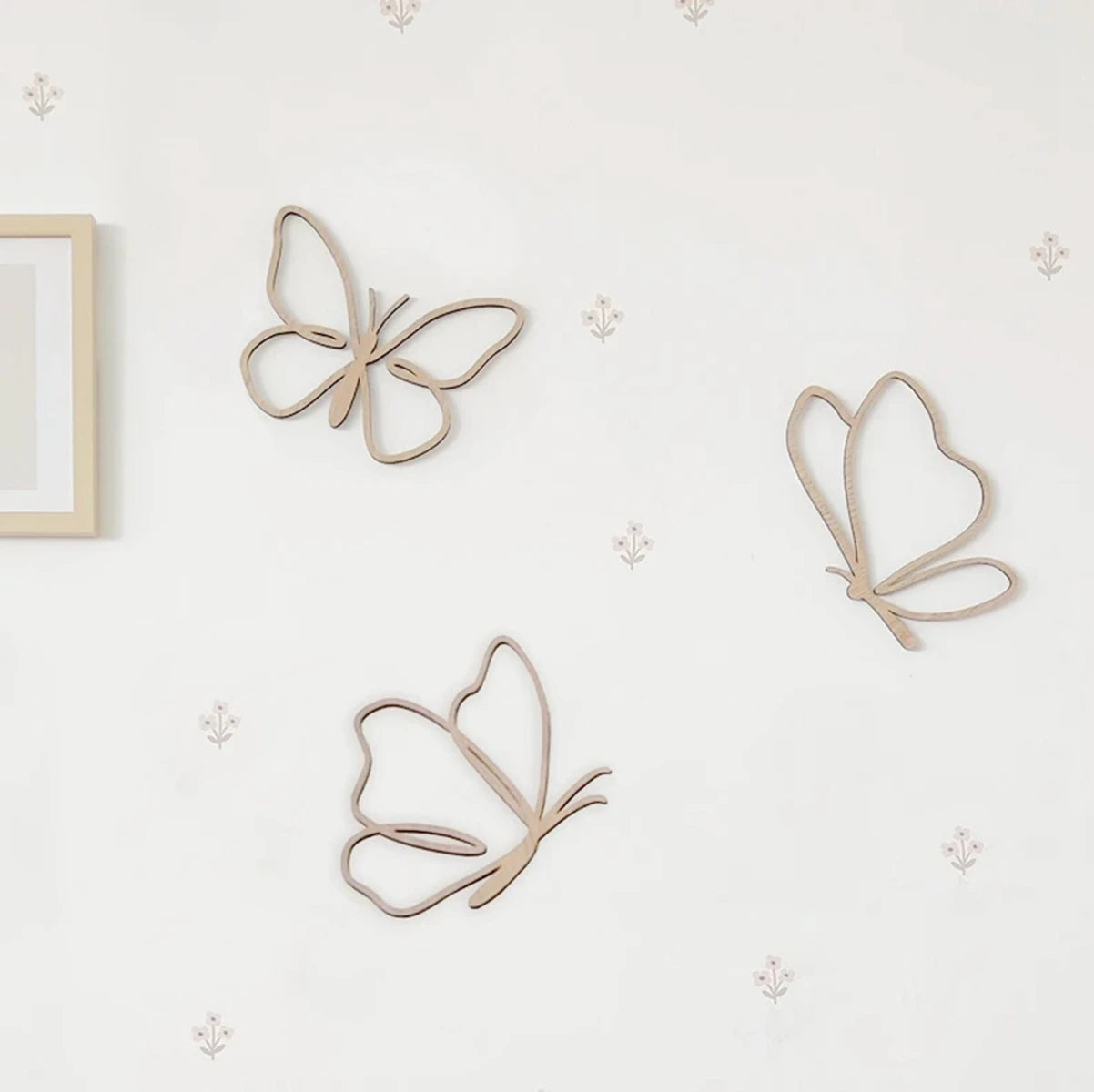 wooden butterflies sign, Wooden Wall decor ,butterflies wood decor, Nursery Baby Room, Kids Wall Art, nursery decor